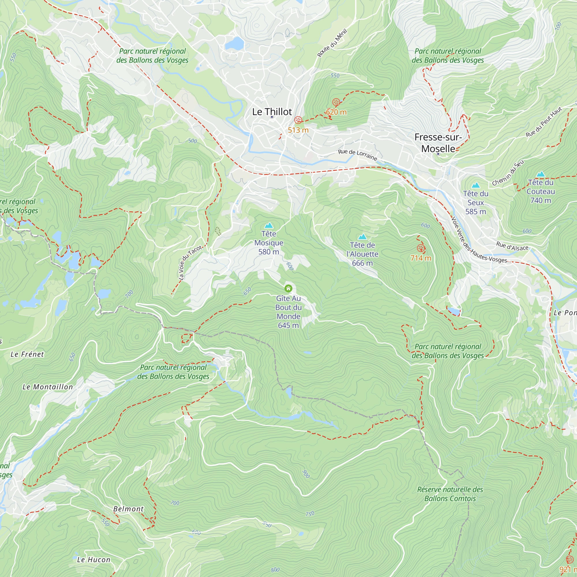 Gîte Au Bout du Monde map
