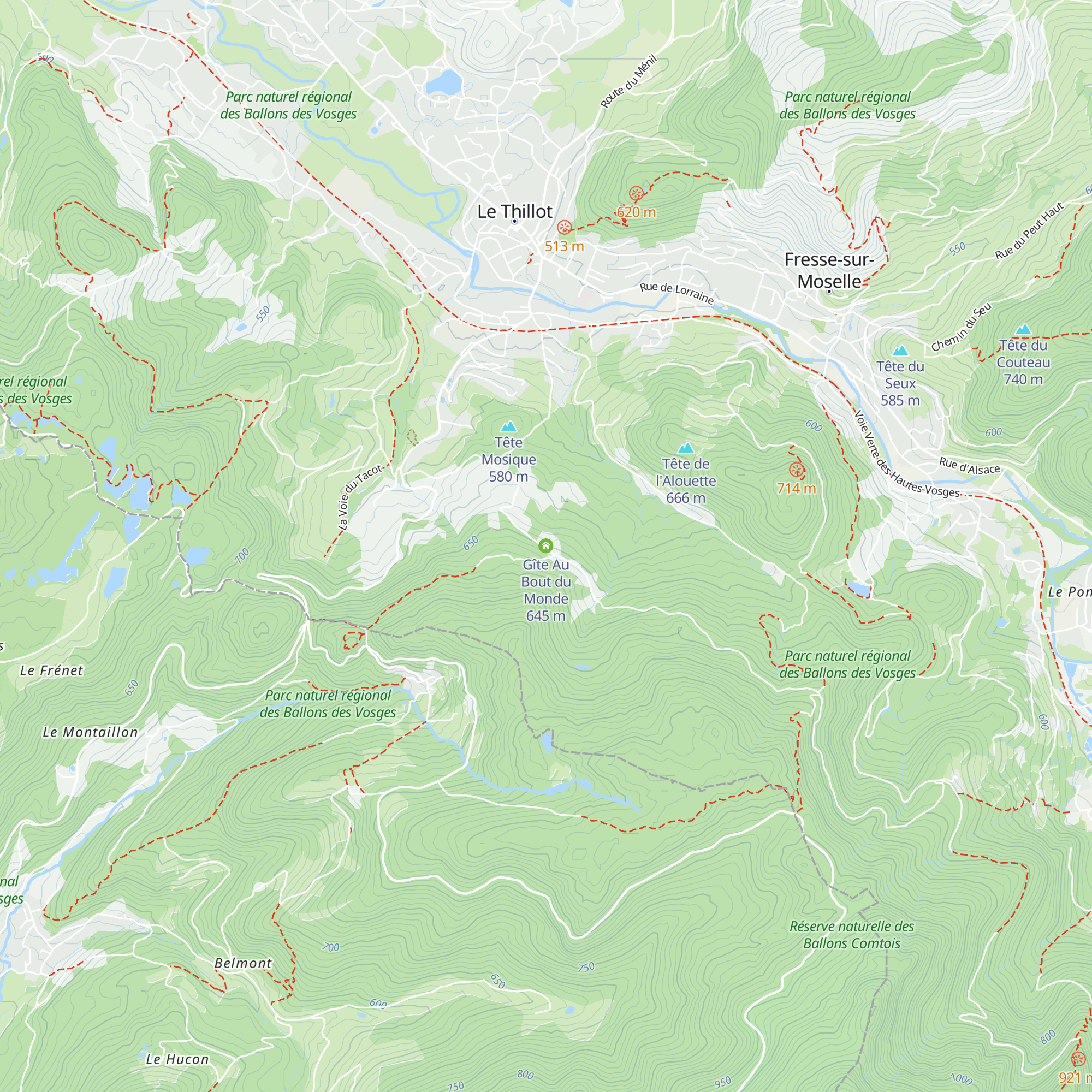 Gîte Au Bout du Monde map
