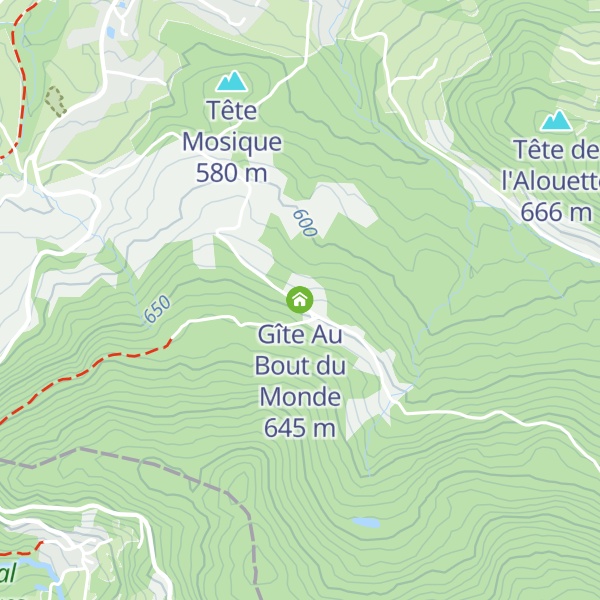 Map of Gîte Au Bout du Monde