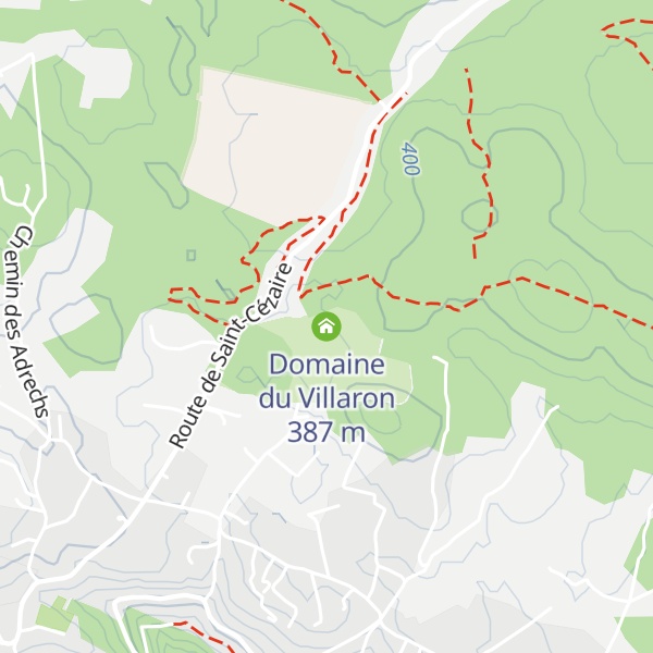 Map of Domaine du Villaron