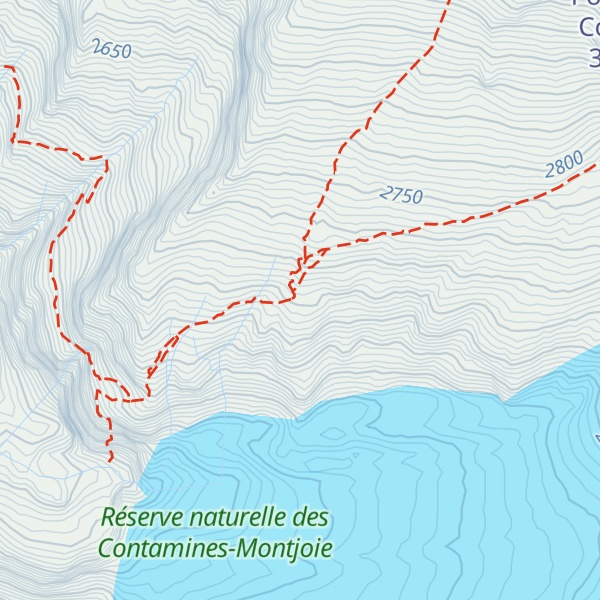 Map of Refuge des Conscrits