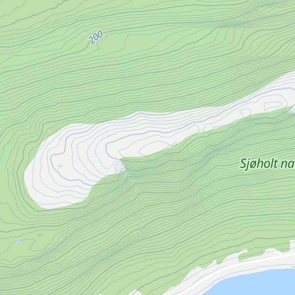 Map of Liafjellet