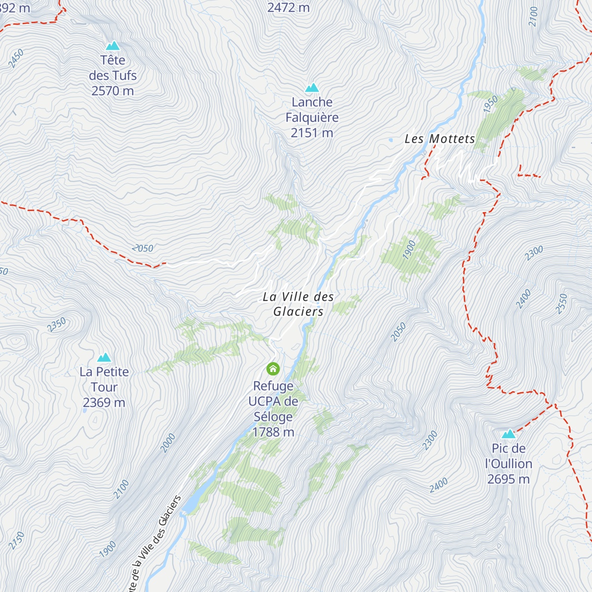 Pico-Centrale hydroélectrique de la Ville des Glaciers map