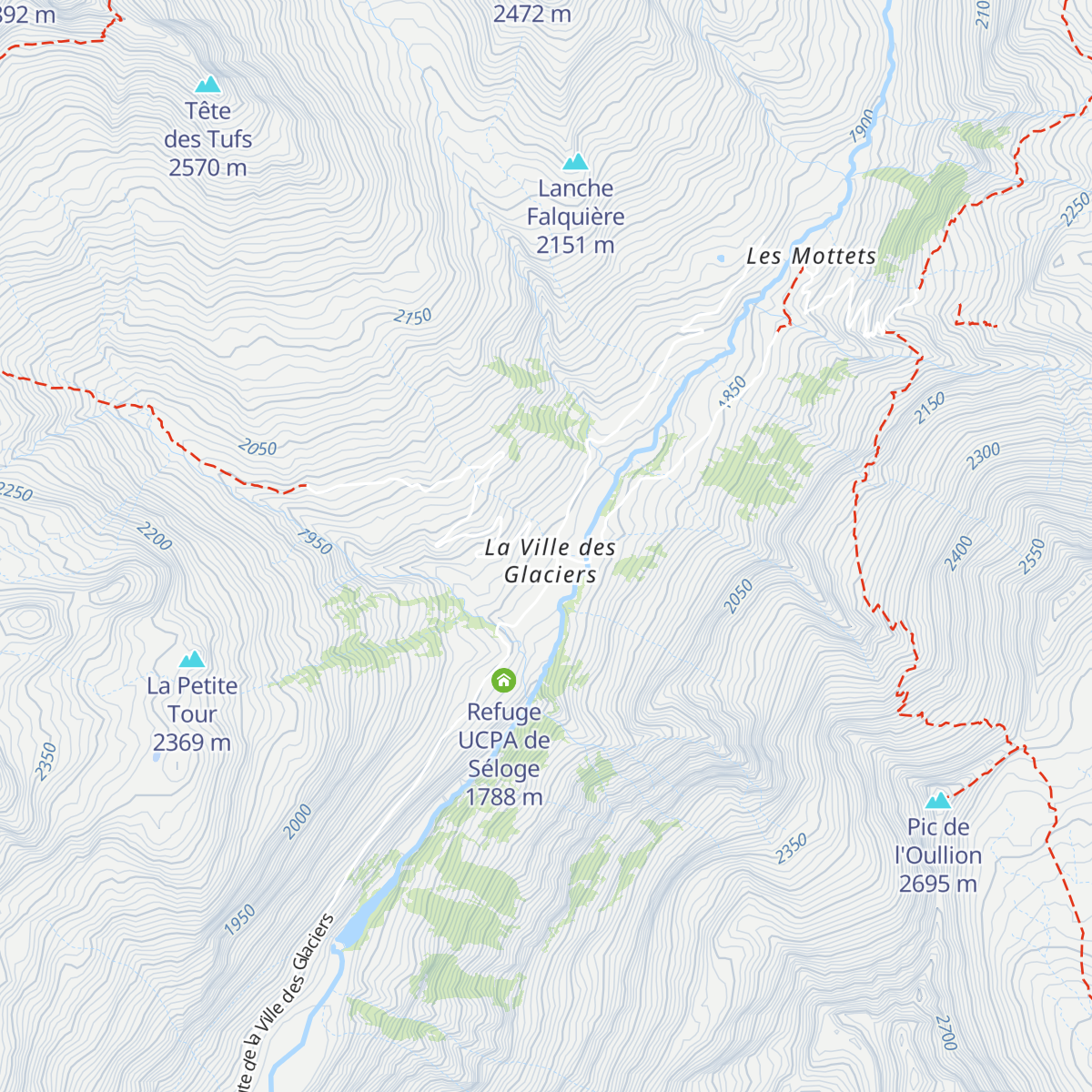 Pico-Centrale hydroélectrique de la Ville des Glaciers map