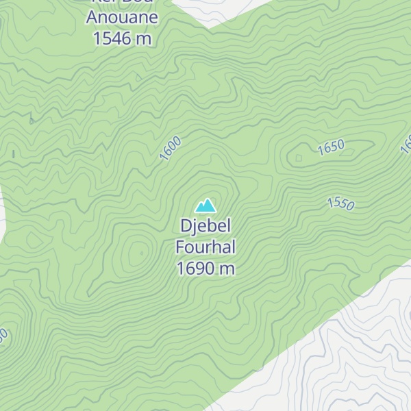 Map of Djebel Fourhal