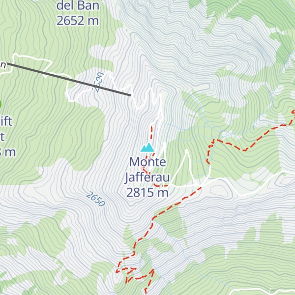 Map of Monte Jafferau