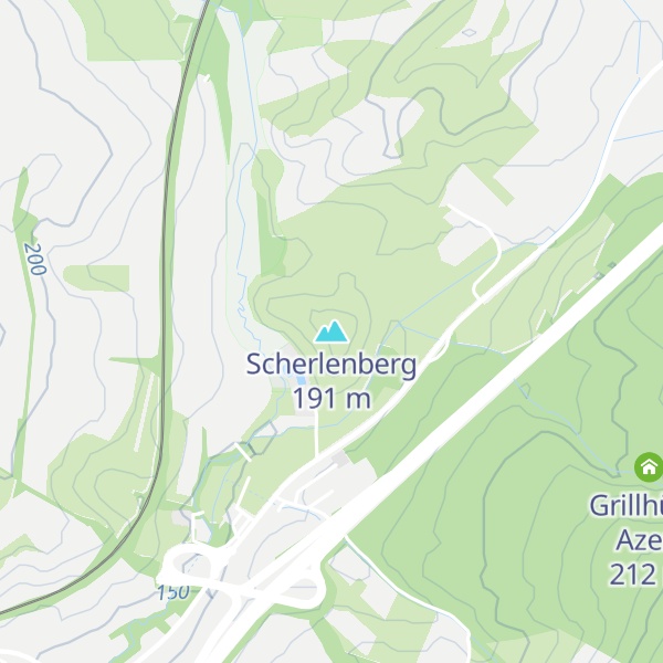 Map of Scherlenberg