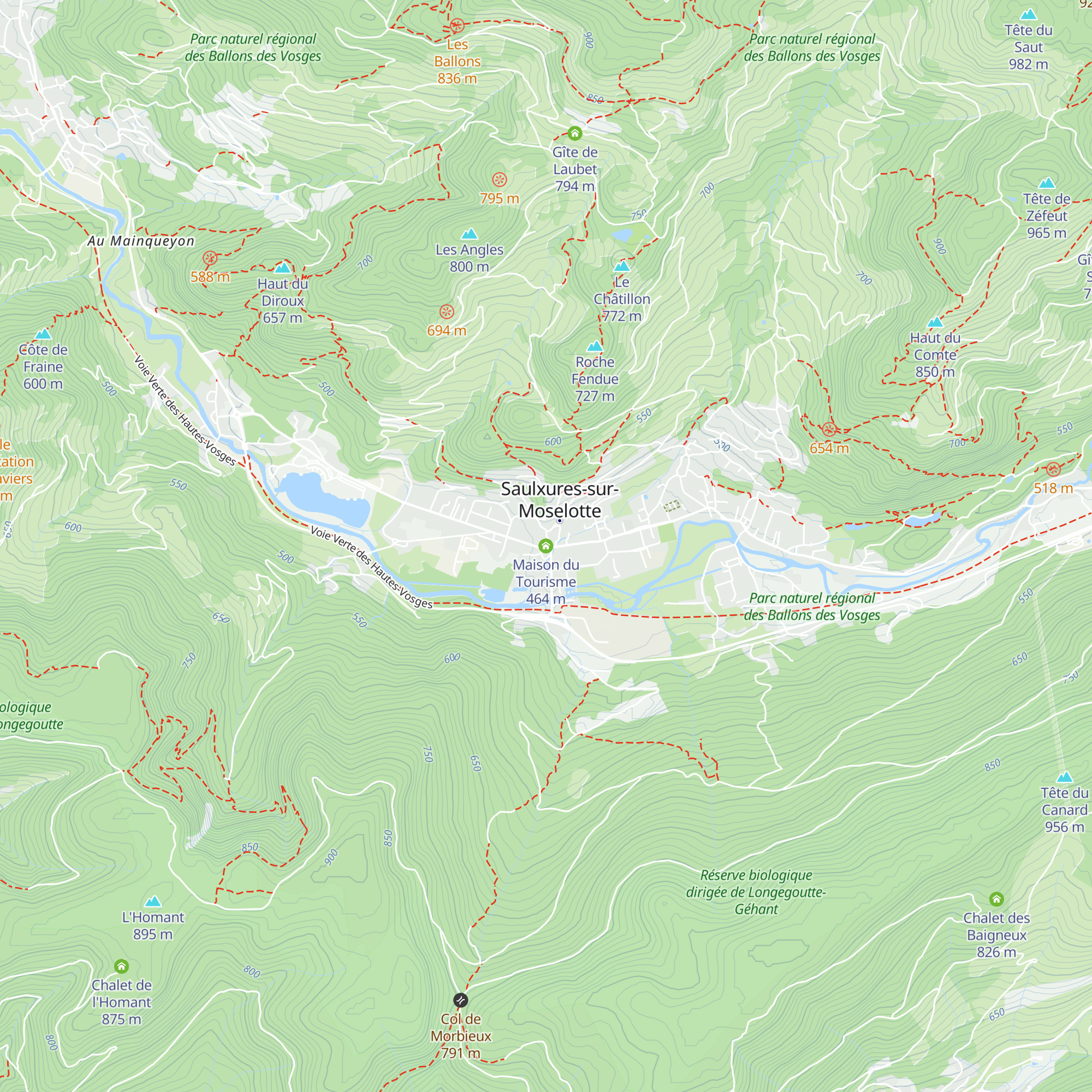 Maison du Tourisme map