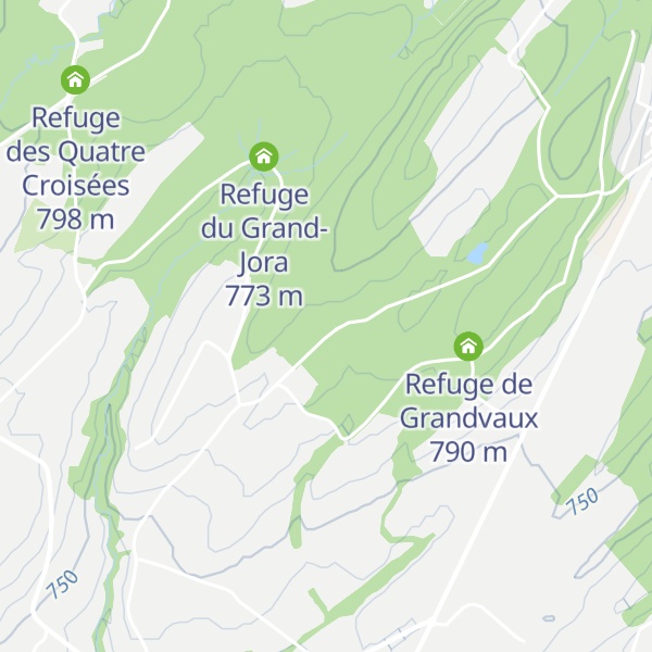 Map of Arboretum de Riex