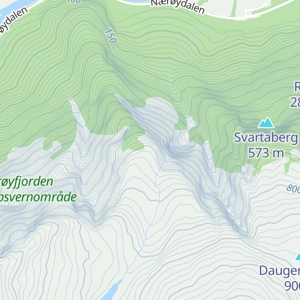 Map of Middagshovden