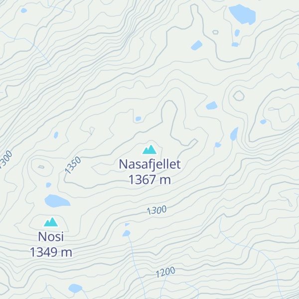 Map of Nasafjellet