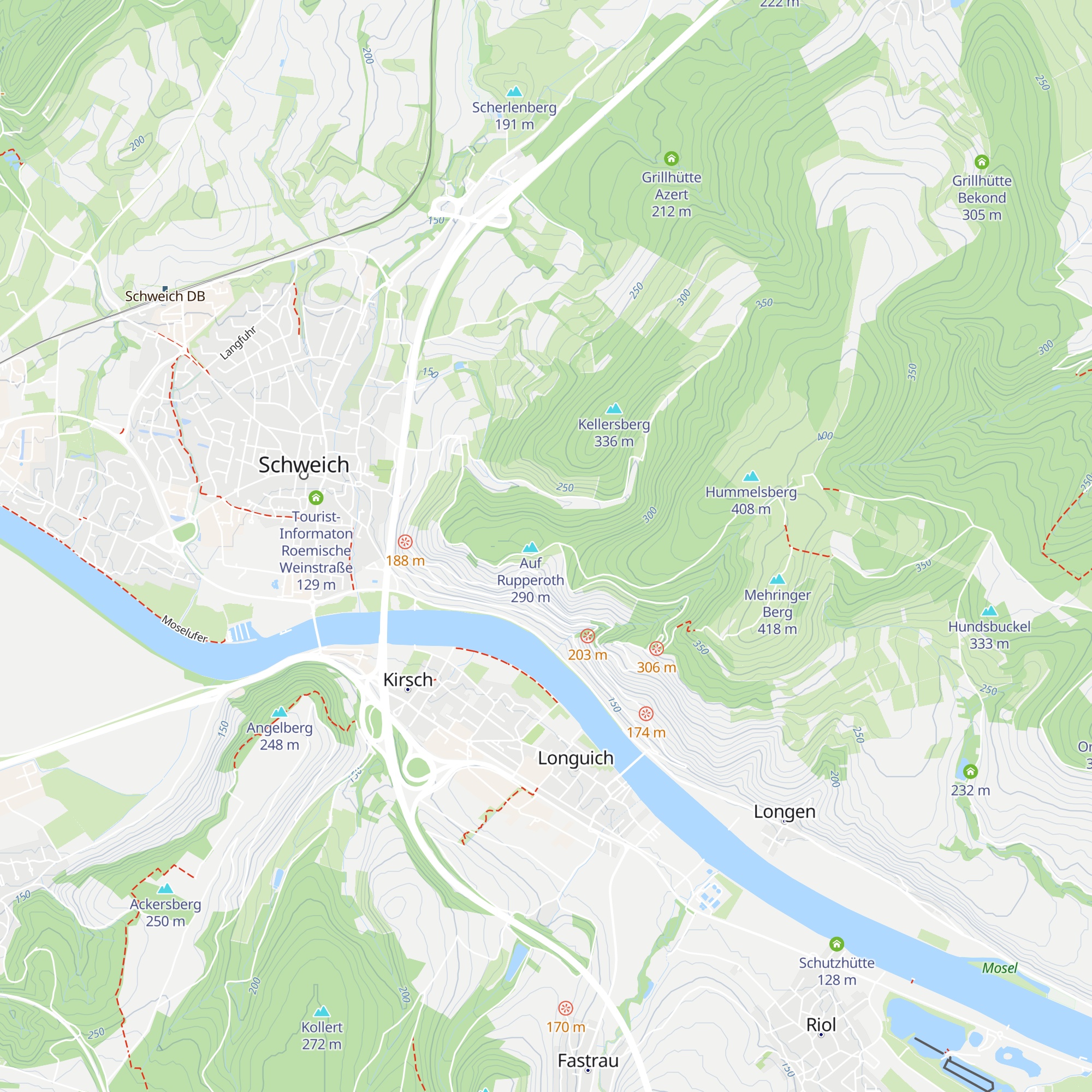 Grillhütte Rupperoth map