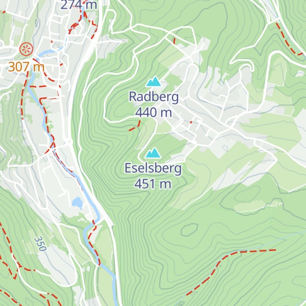 Map of Eselsberg