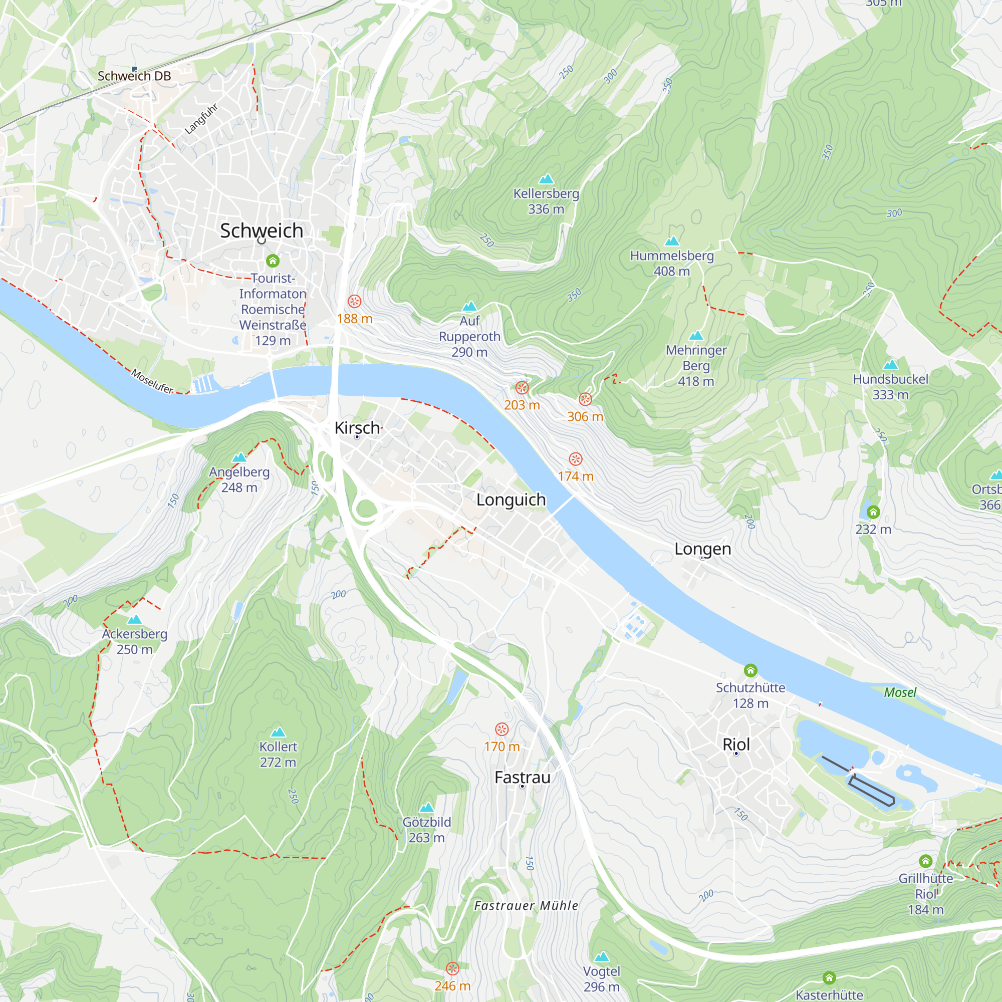 Touristinformation map