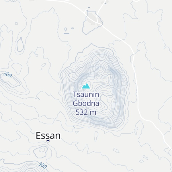 Map of Tsaunin Gbodna