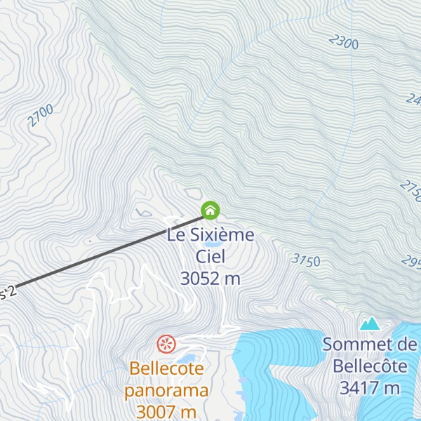 Map of Le Sixième Ciel