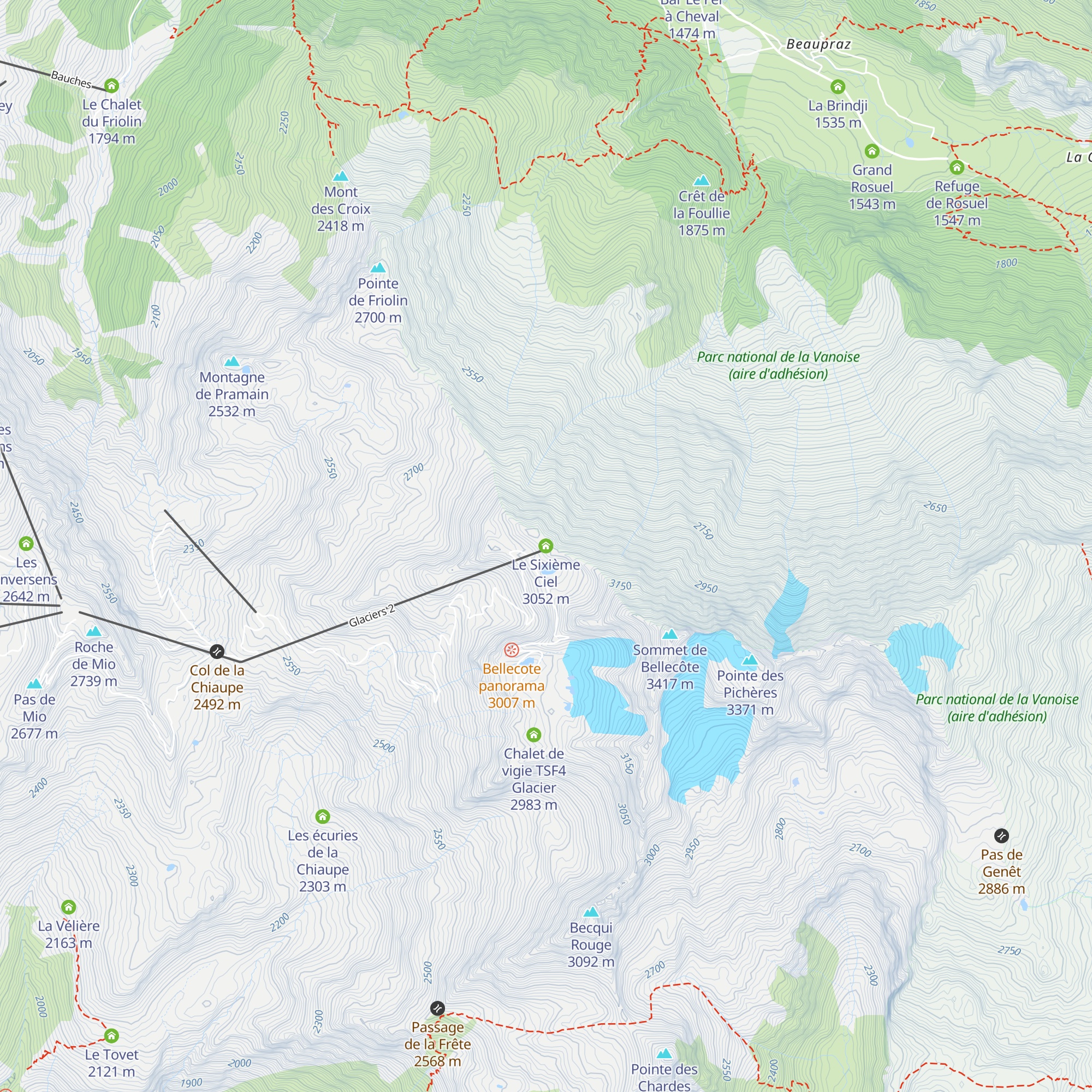 Le Sixième Ciel map