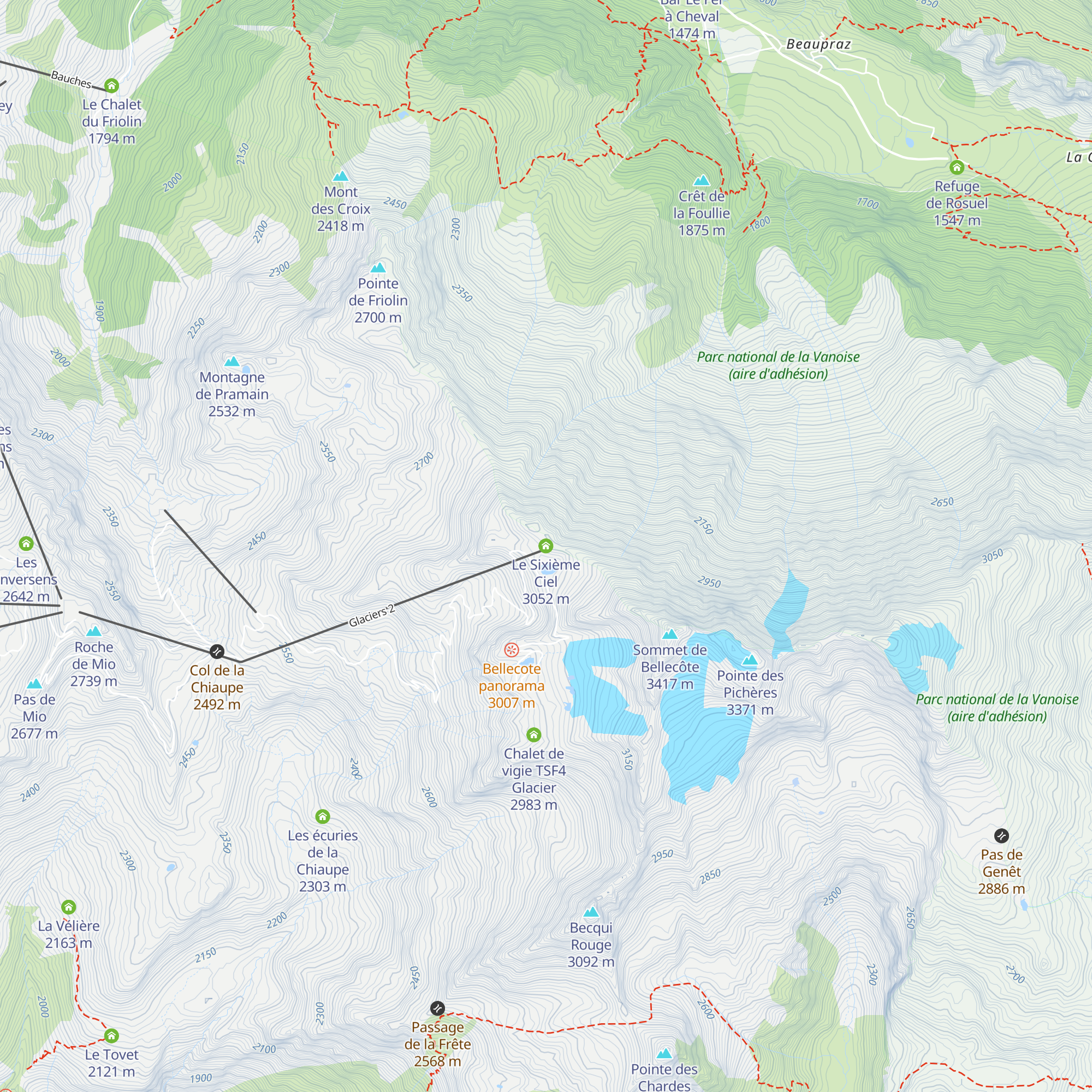 Le Sixième Ciel map