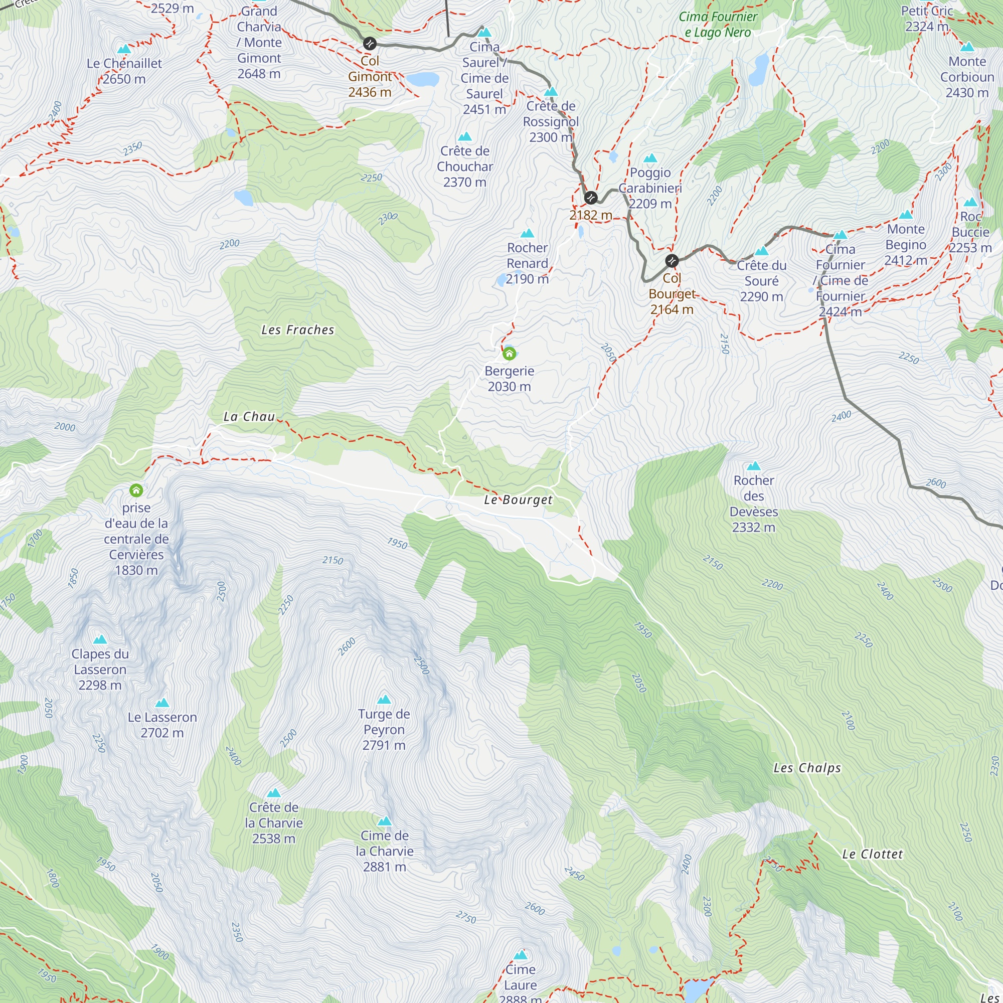 Chapelle Saint-Pierre du Bourget map