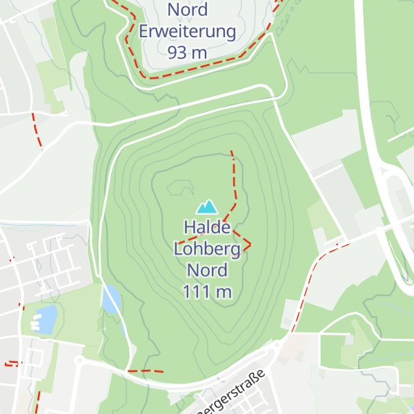 Map of Halde Lohberg Nord