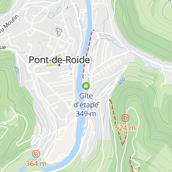 Map of Gîte d'étape