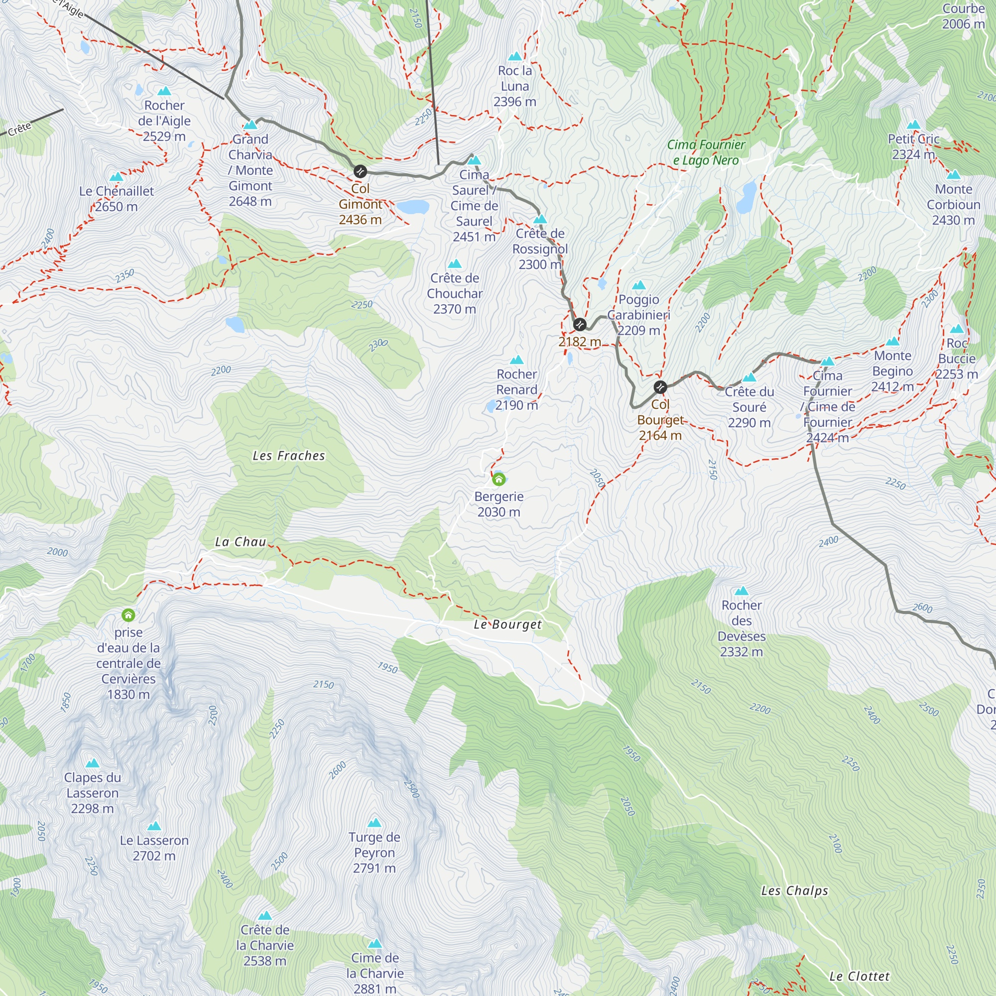 Bergerie map