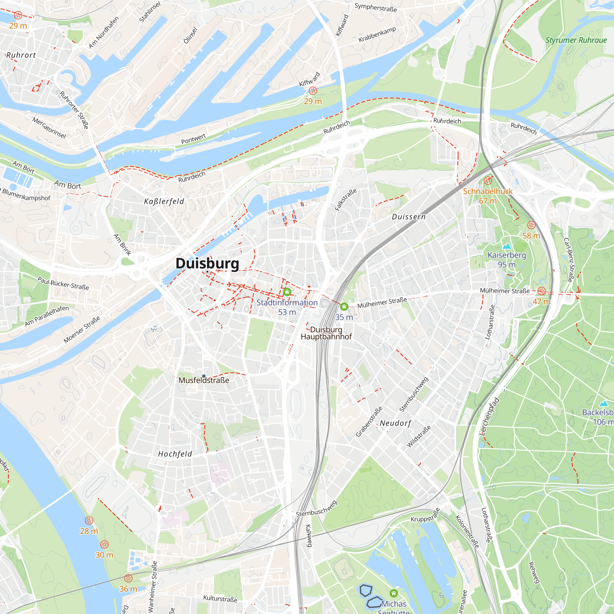 Tourist Information map