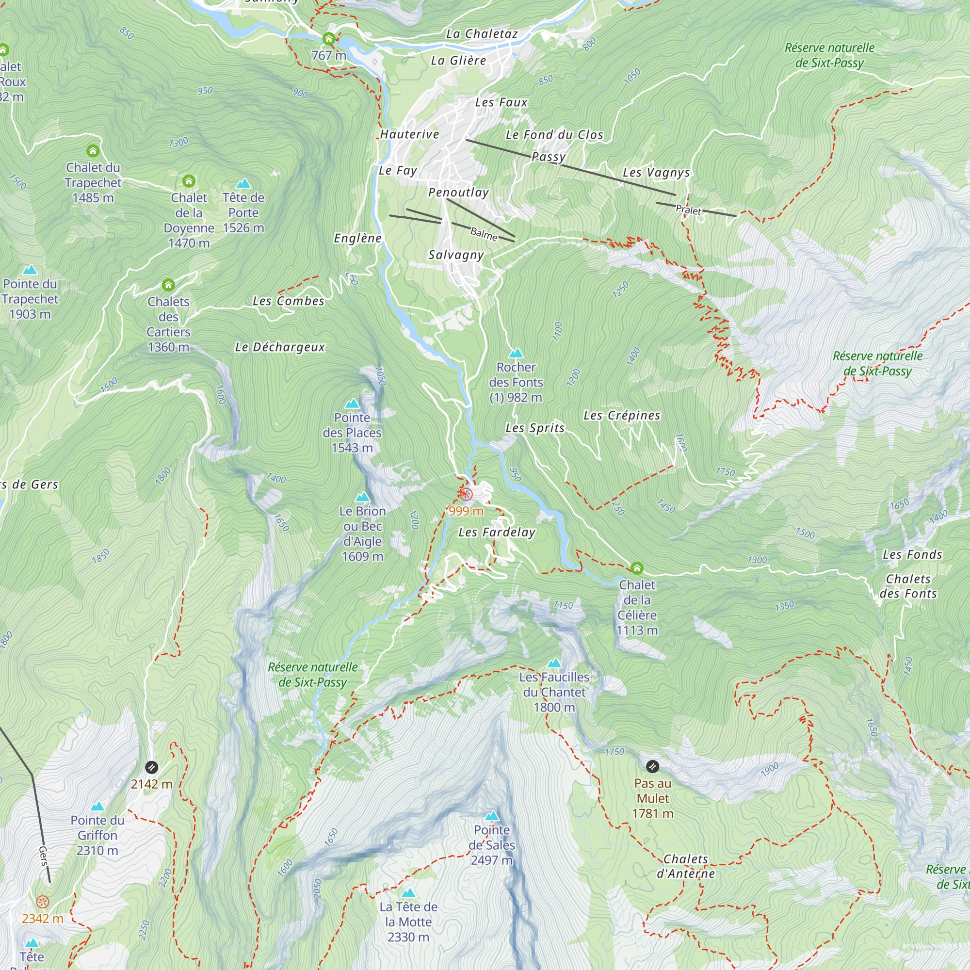 Auberge de la Cascade du Rouget map