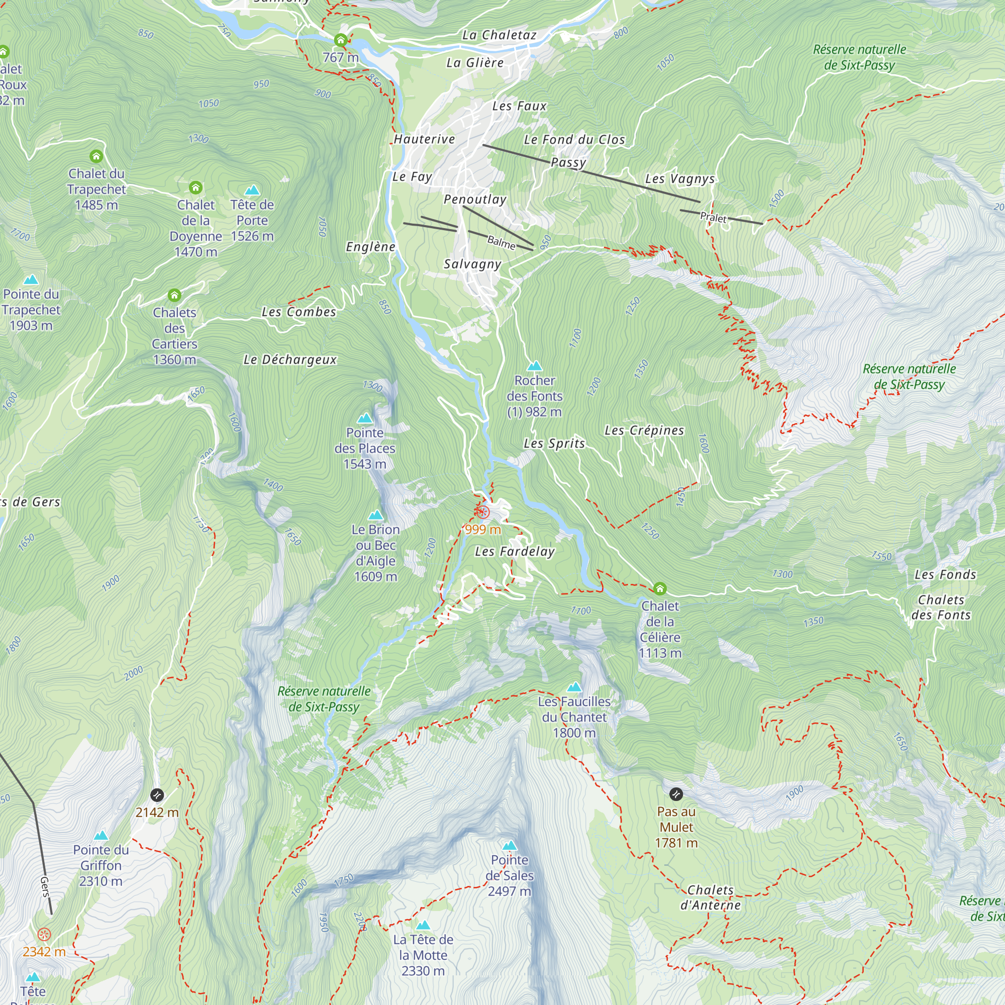 Auberge de la Cascade du Rouget map