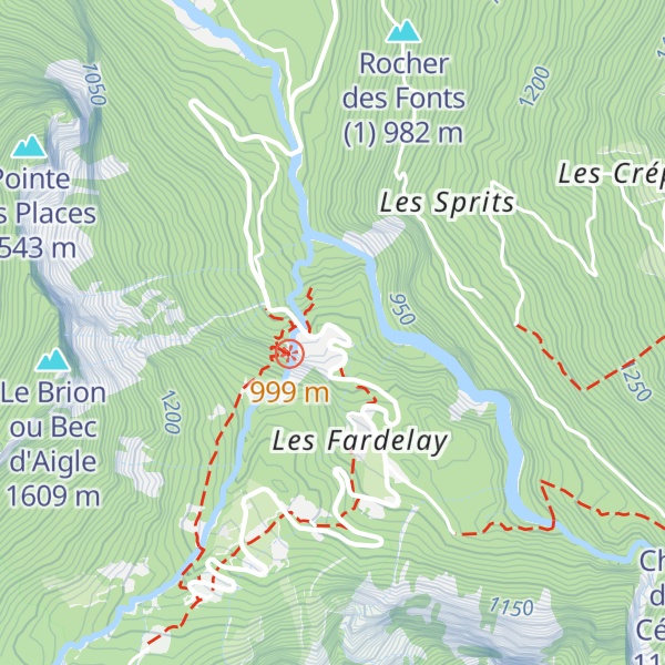Map of Auberge de la Cascade du Rouget