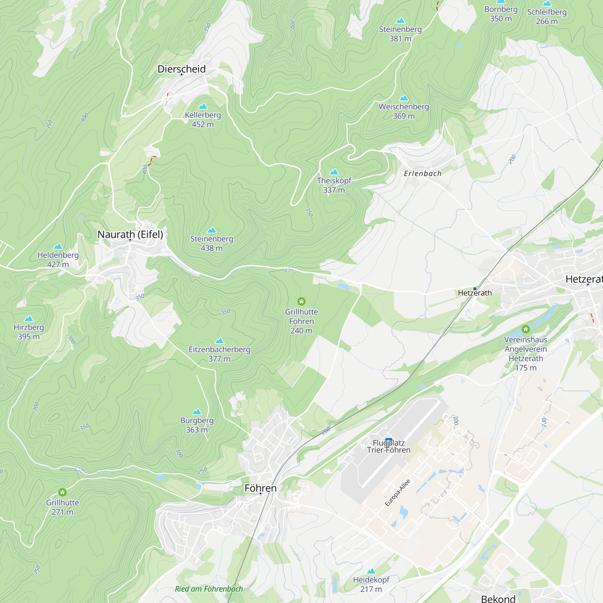 Grillhütte Föhren map