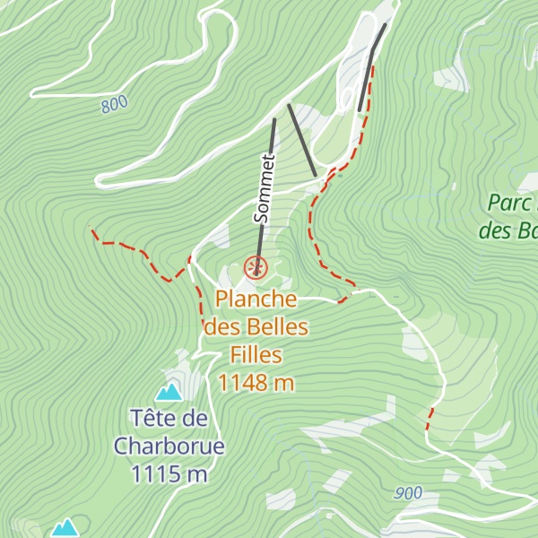 Map of Planche des Belles Filles