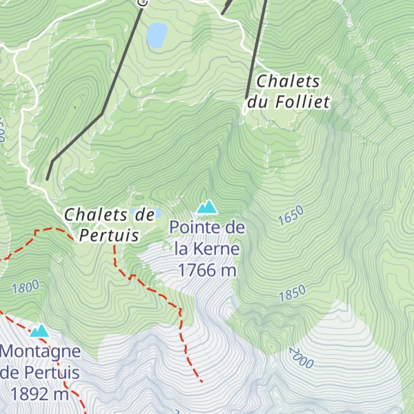 Map of Pointe de la Kerne