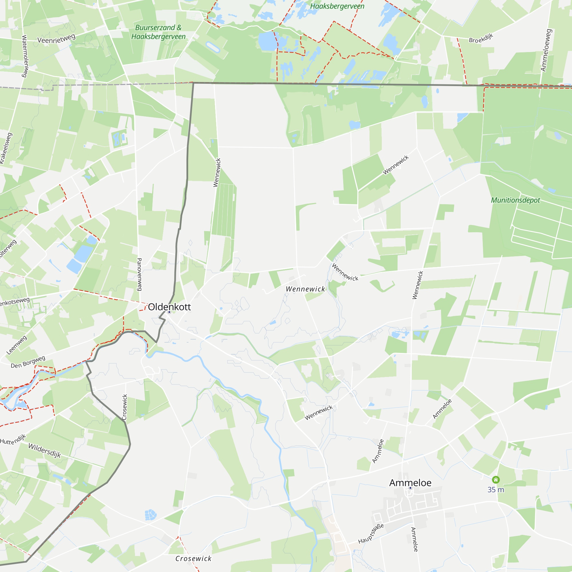 Schützenhütte Wennewick/Oldenkott map