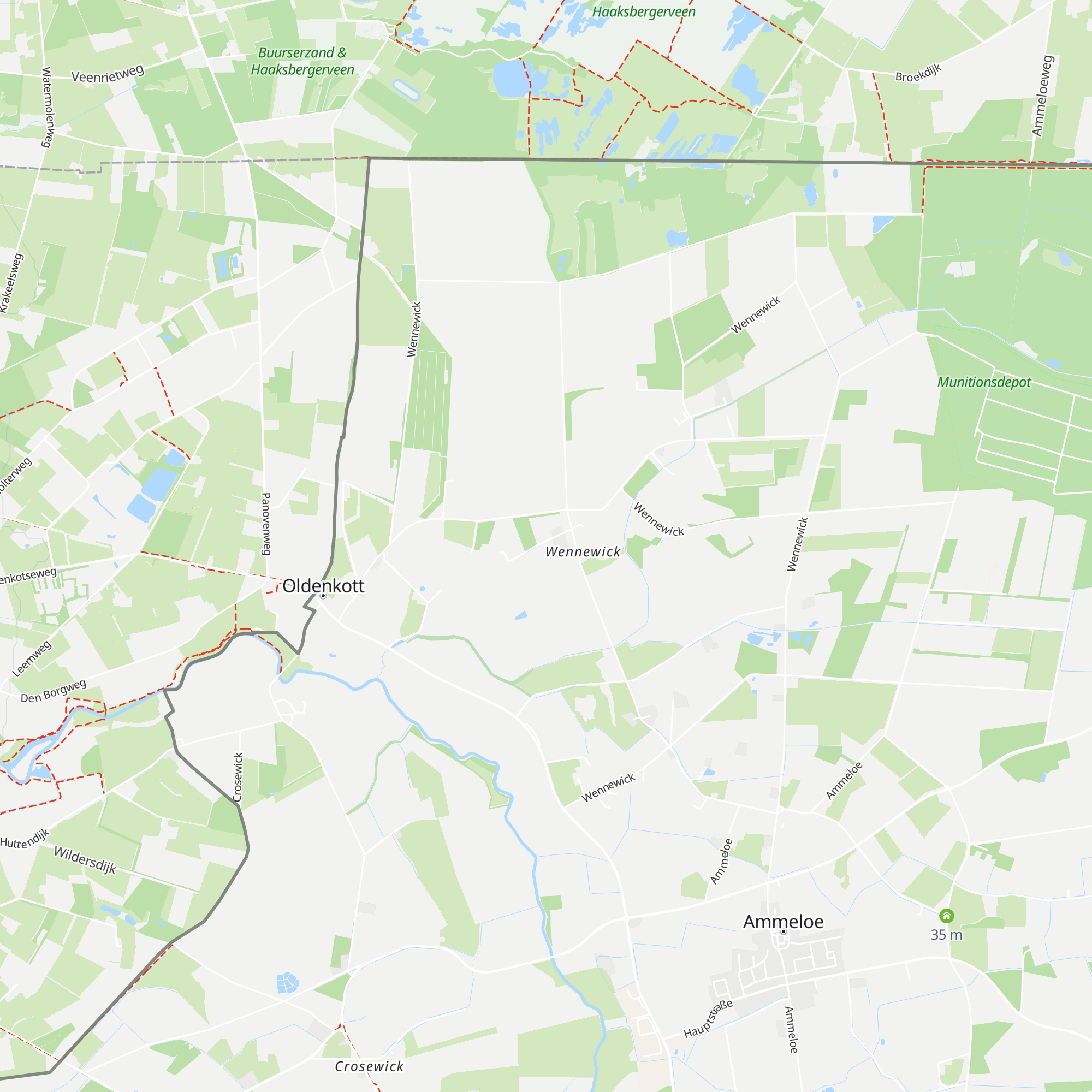 Schützenhütte Wennewick/Oldenkott map