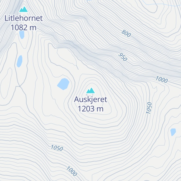Map of Auskjeret