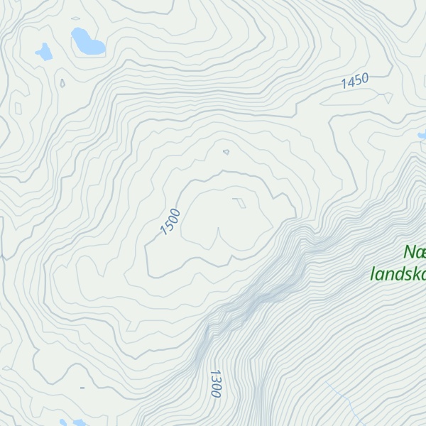 Map of Smørbotnnuten