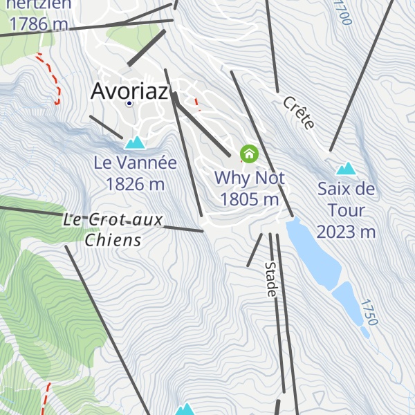 Map of La Tanière
