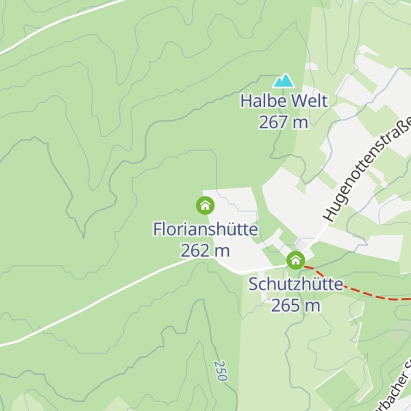 Map of Florianshütte