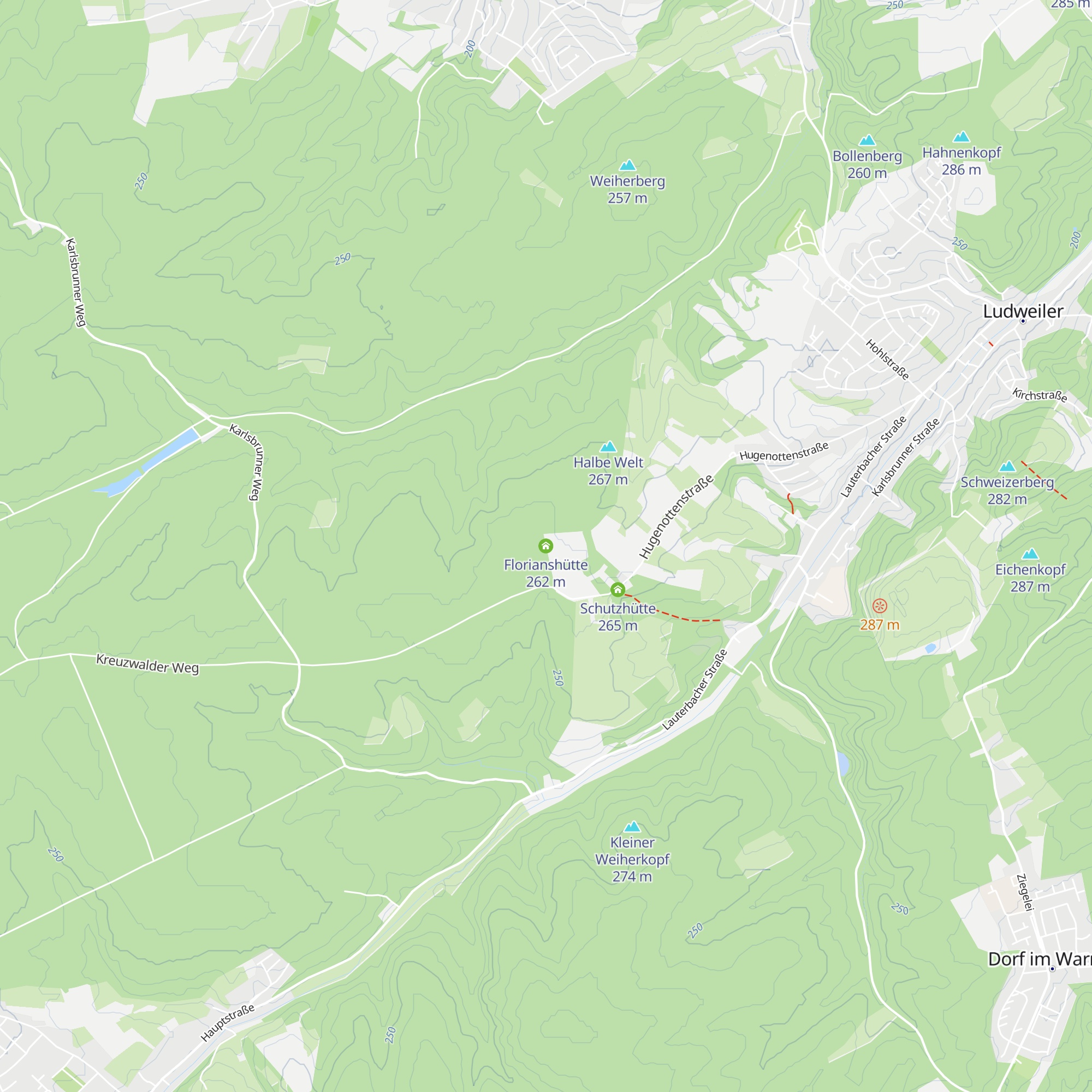 Florianshütte map