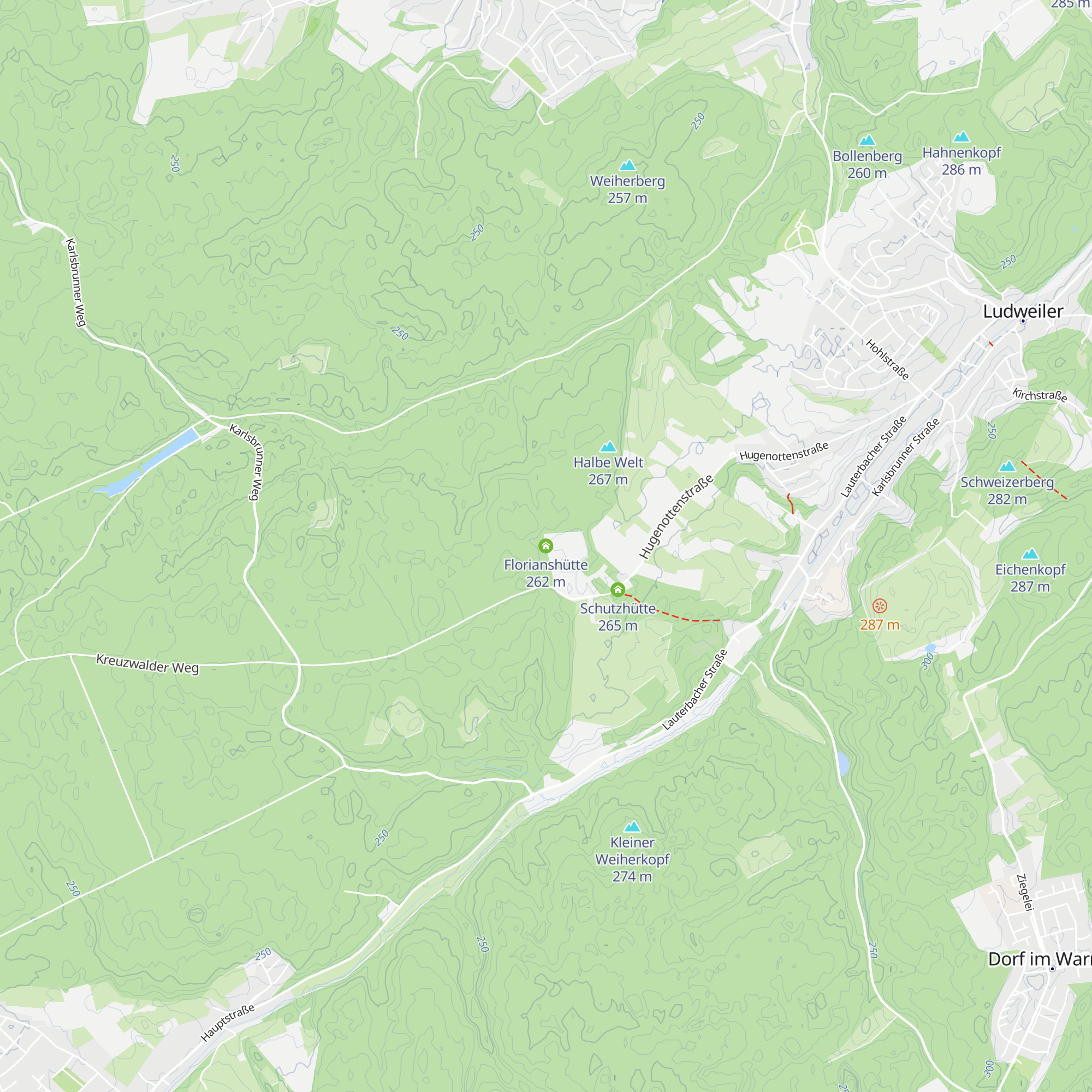 Florianshütte map