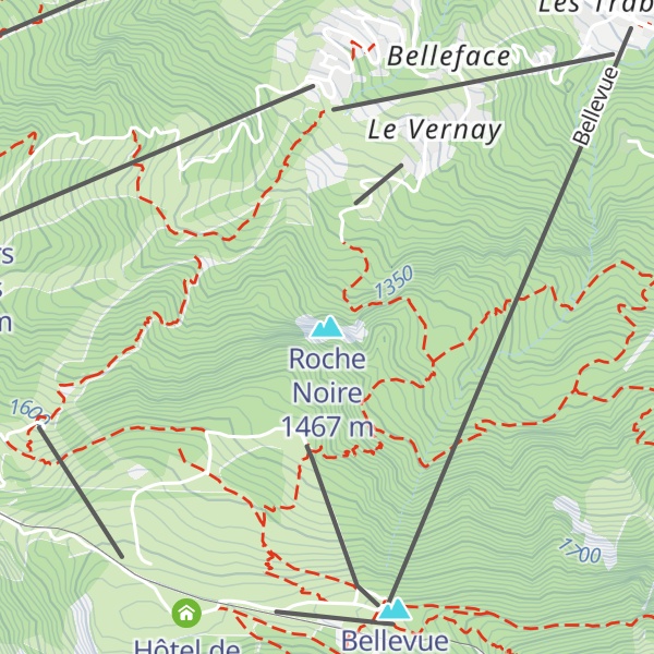 Map of Roche Noire