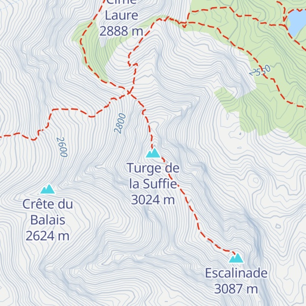Map of Turge de la Suffie