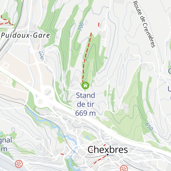 Map of Stand de tir