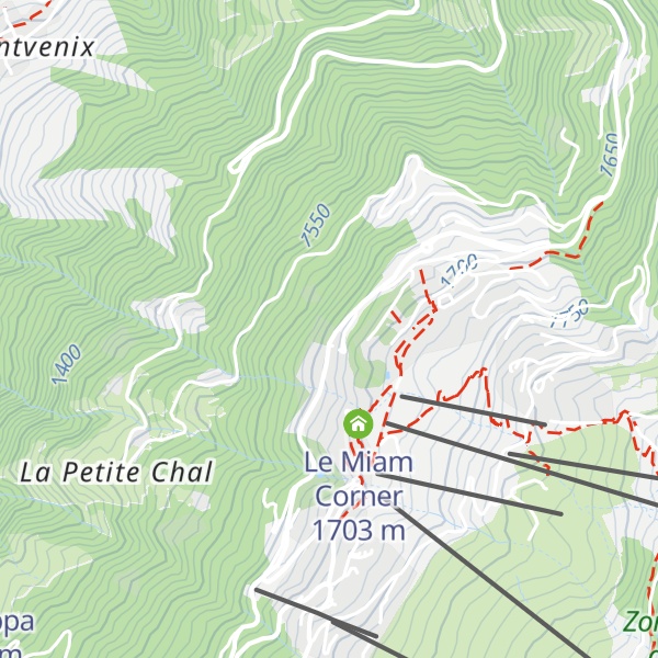 Map of Val Sapieux