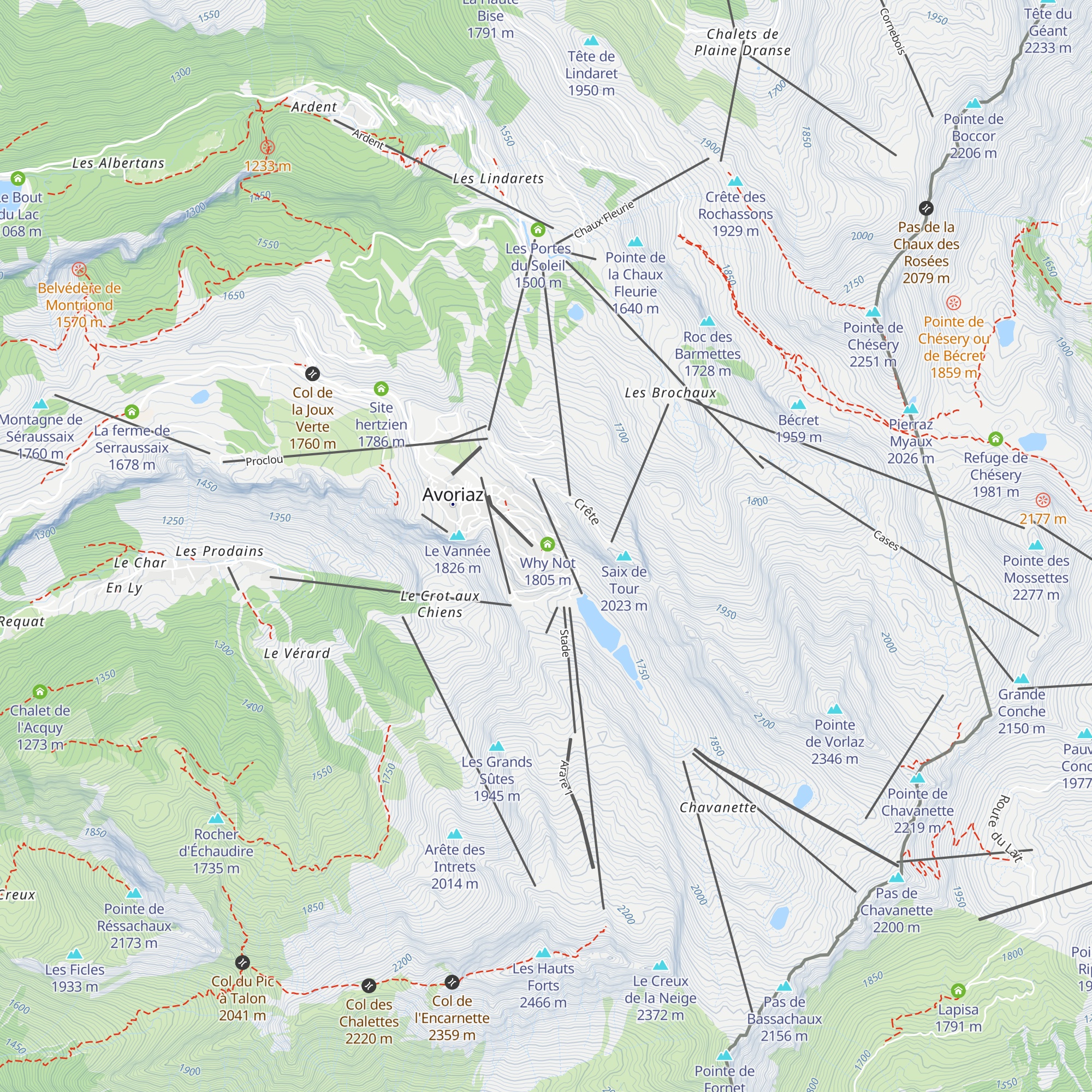 Globe Trotter's map