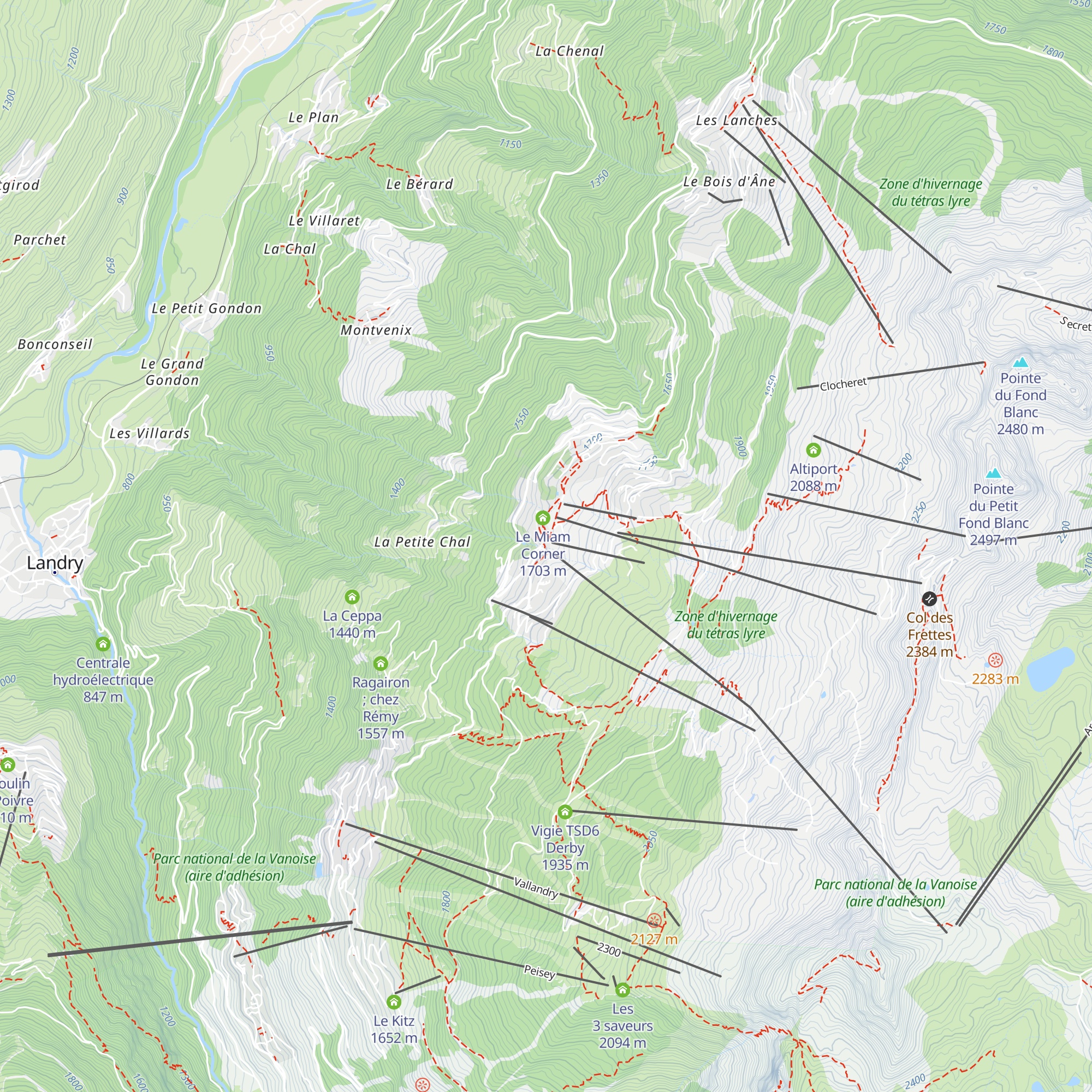 Arcus Pasta map