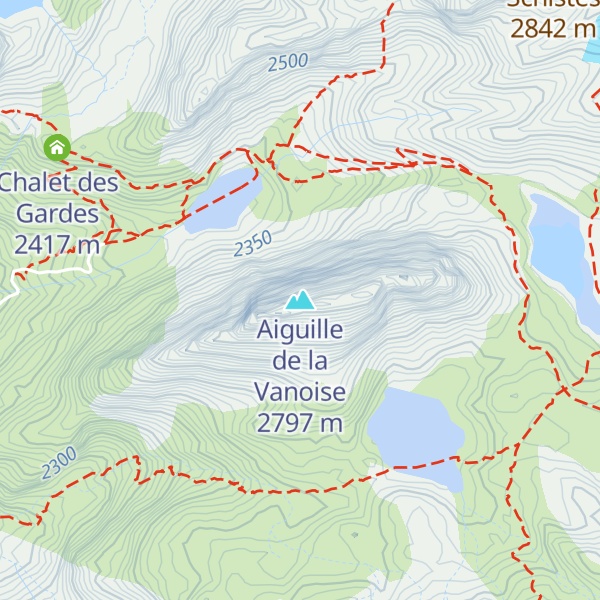 Map of Aiguille de la Vanoise