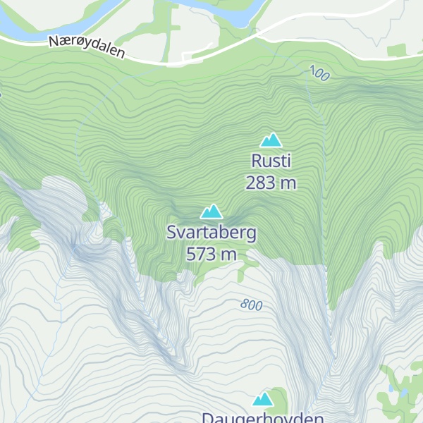 Map of Svartaberg