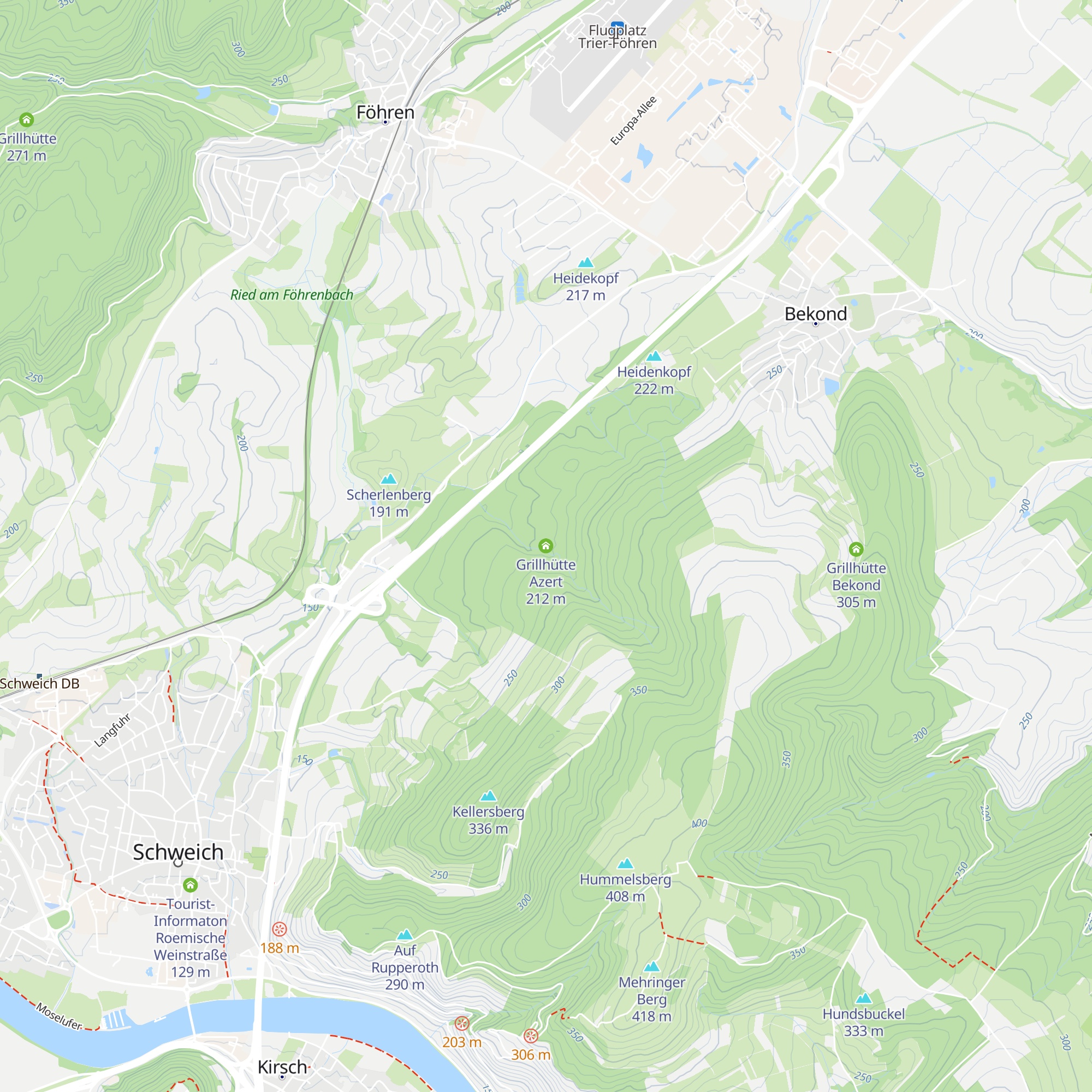 Grillhütte Azert map